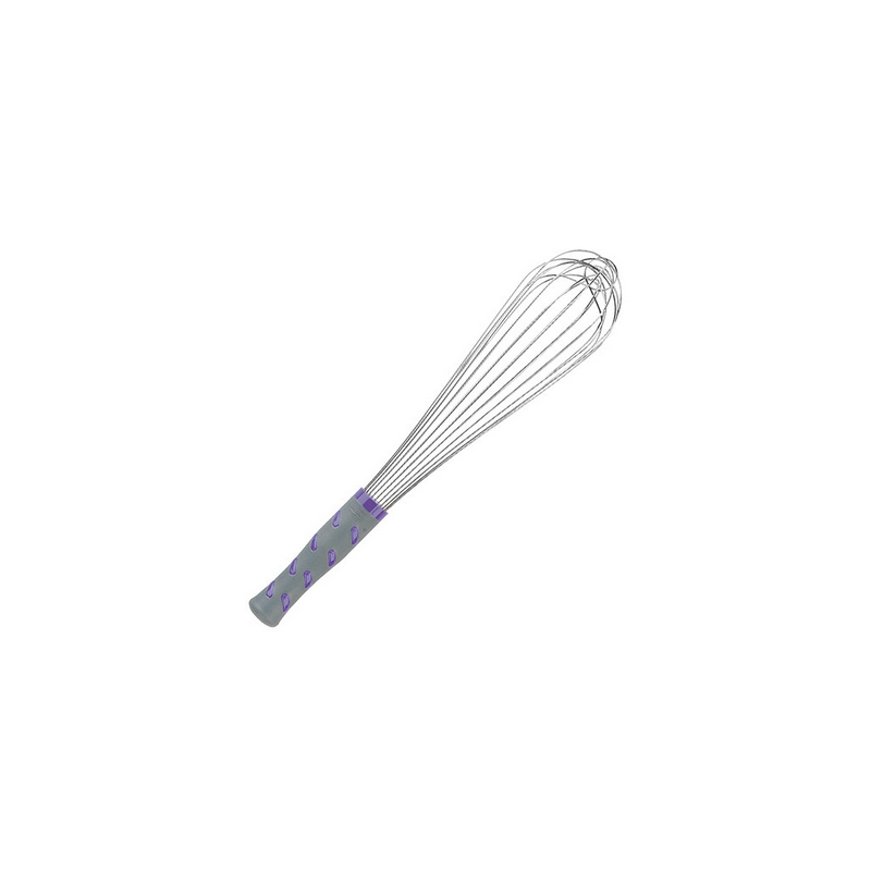 Klopper - roestvrij staal, 11 draden anti-slip plastic handvat 350 mm