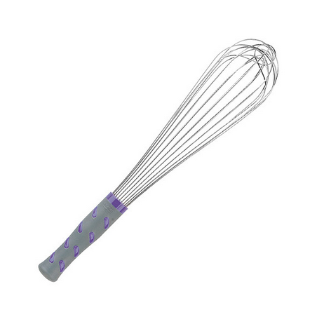 Fouet - inox, 11 fils poign&eacute;e plastique antid&eacute;rapant 350 mm