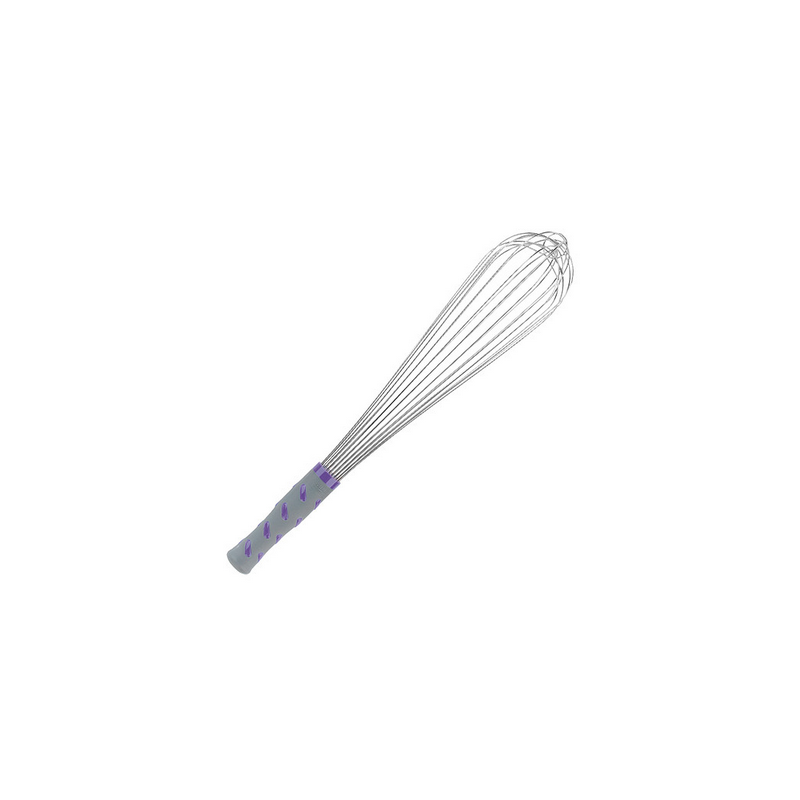 Klopper - roestvrij staal, 11 draden anti-slip plastic handvat 400 mm