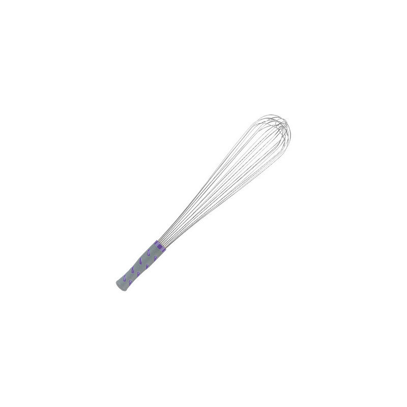 Fouet - inox, 11 fils poign&eacute;e plastique antid&eacute;rapant 450 mm