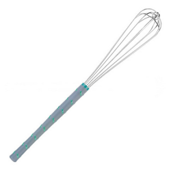 Klopper - roestvrij staal, 6 dikke draden, anti-slip plastic handvat 600 mm