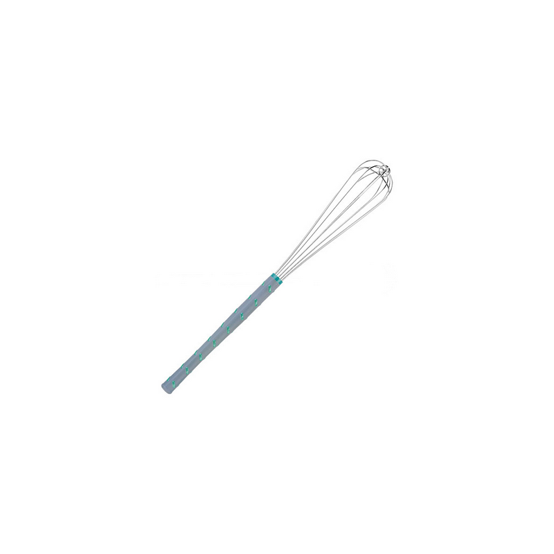 Klopper - roestvrij staal, 6 dikke draden, anti-slip plastic handvat 600 mm