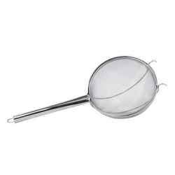 Passoire demi-sph&eacute;rique - inox, toile m&eacute;tallique &oslash; 260 mm