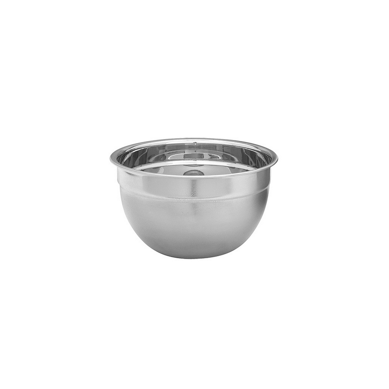 Keukenkom - roestvrij staal, vlakke bodem 0,75 L en een diameter van 160 mm