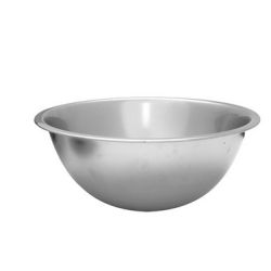 Bassine de cuisine - inox, fond plat 8 L et d'un diam&egrave;tre de 350 mm