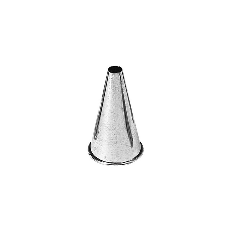 Moffen - roestvrij staal, glad, naadloos met een diameter van 8 mm en een maat 5