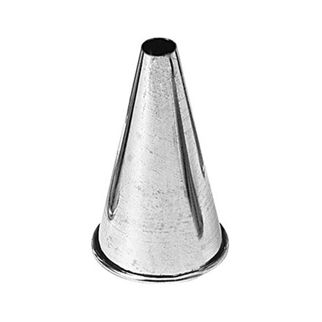 Moffen - roestvrij staal, glad, naadloos met een diameter van 8 mm en een maat 5