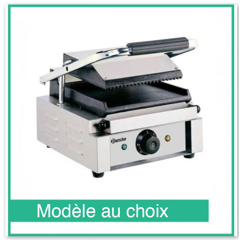 Gladde, gegroefde of gemengde contactgrill 1GR - Bartcher - A150670