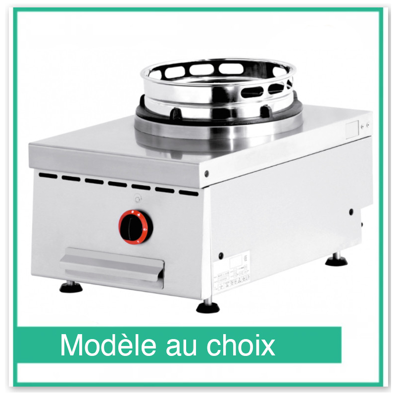 WGX1-4/T 1 en 2 pits tafelmodel gaswok - Diamant