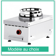 WGX1-4/T 1 en 2 pits tafelmodel gaswok - Diamant
