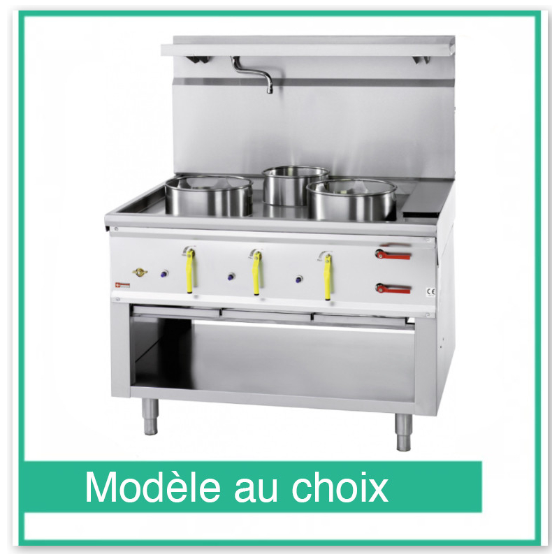 Wok met watergordijn CHINA/3L - Diamant