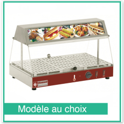 Verwarmde panoramische vitrines - 1 of 2 niveaus - VLS1/R - Diamant