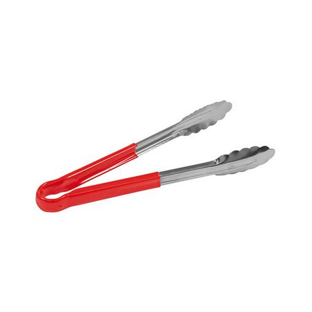 Serveertang Rood - roestvrij staal 250 mm