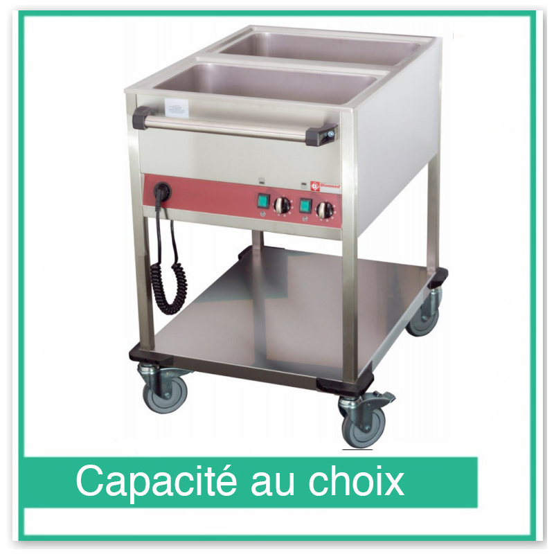Chariot thermique - 2 ou 3 x GN 1/1 - CT221/D-N - Diamond