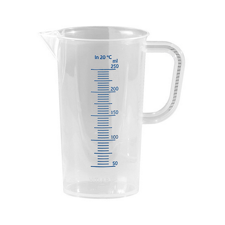 Maat - plastic, gegradueerd 100 ml