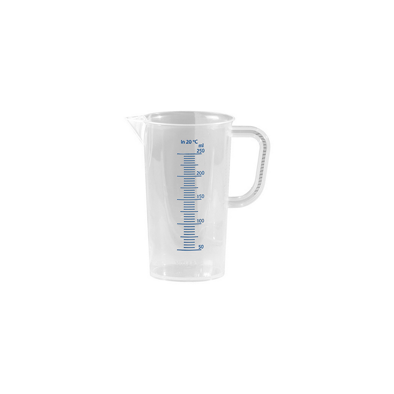 Maat - plastic, gegradueerd 250 ml