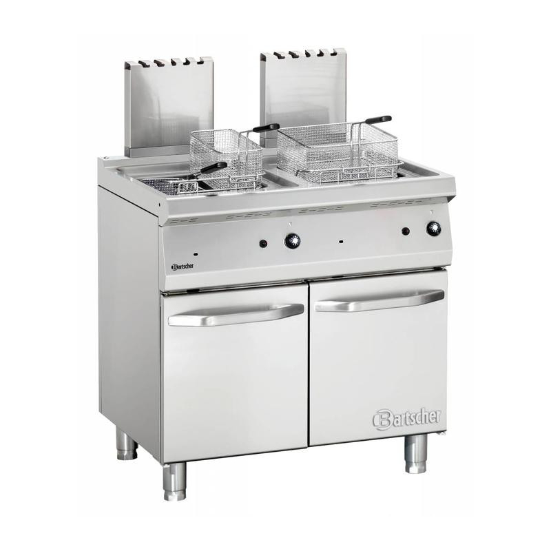 Friteuse gaz 700, L800, 2x15L - Bartscher