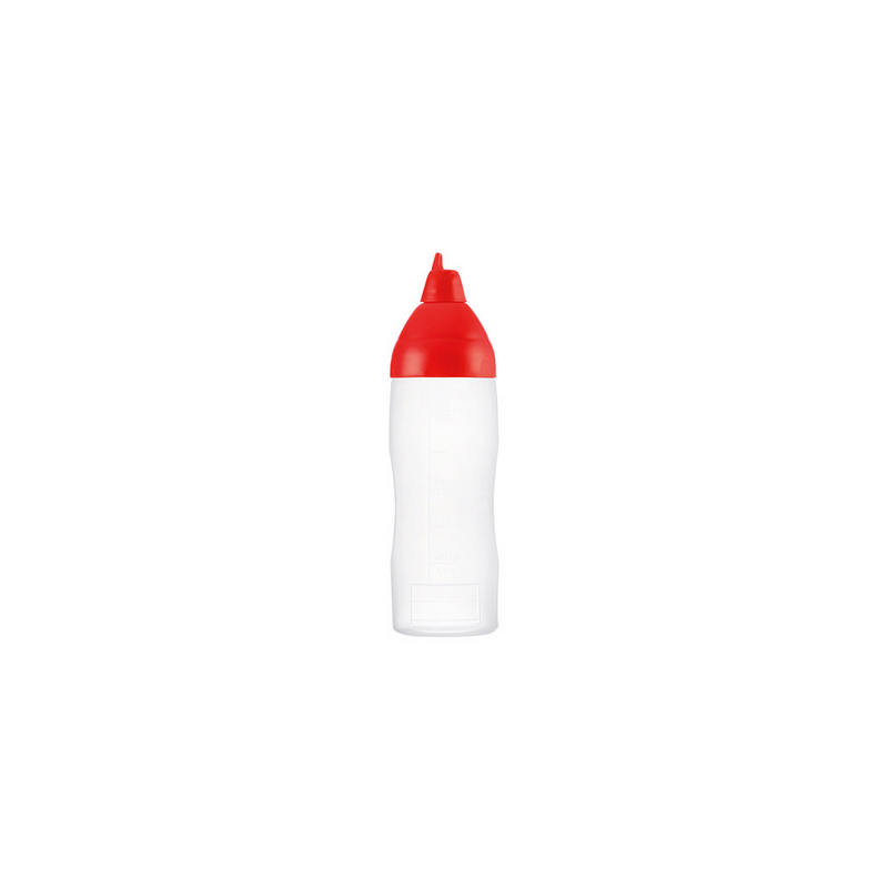 Bouteille de dosage rouge anti-goutte 350 ml
