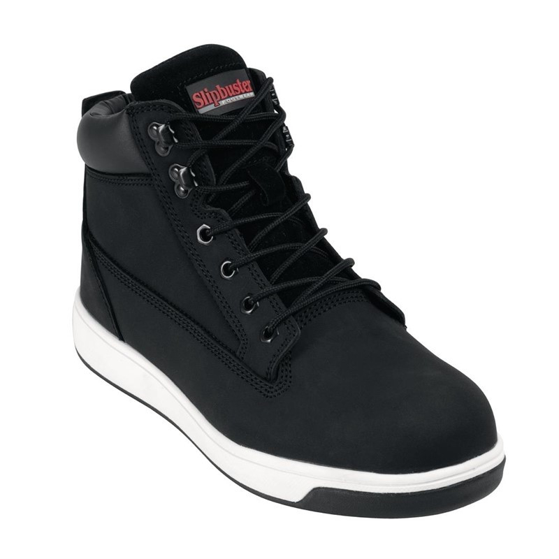 Chaussures de s&eacute;curit&eacute; montantes Pointure 43 - Cuir nubuck r&eacute;sistant - R&eacute;f. BB422-43 - Slipbuster Footwear