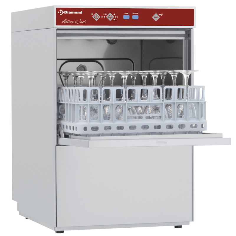 Lave-verres avec panier (400x400mm) "Full-Hygi&egrave;ne"