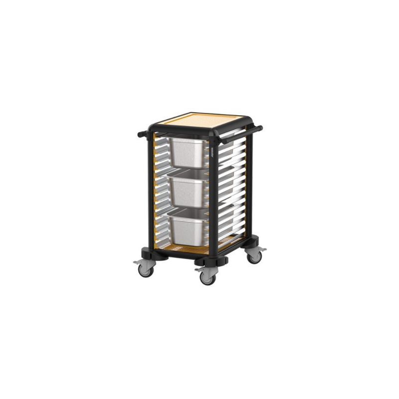 chariot &agrave; glissi&egrave;res (GN1/1-cap.15x)