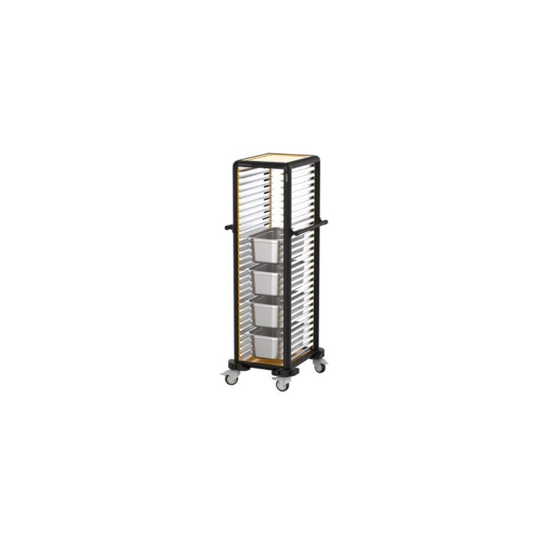 chariot &agrave; glissi&egrave;res (GN1/1-cap.30x)