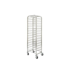 Chariot Inox 325X530 mm - 20 Niv, Type H Aisi 441, Roues Fourches Zinguees - Linum - CRT-2120-000