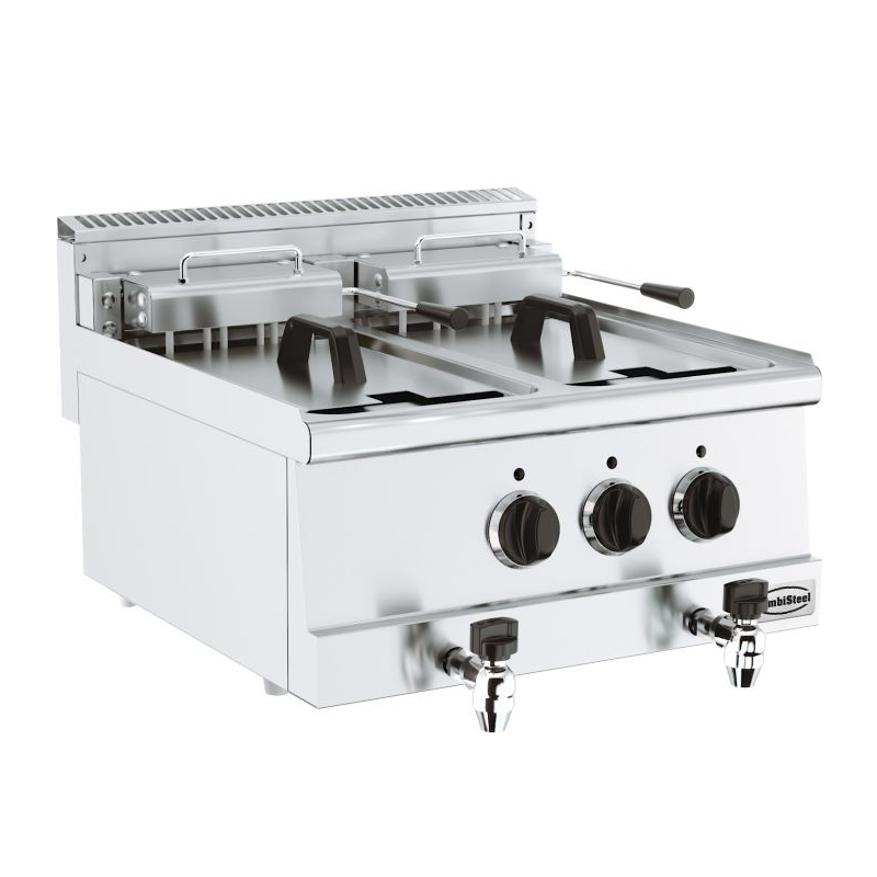Friteuse met El. 2X10L
