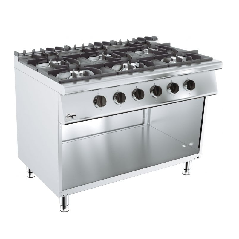 Gasfornuis 6 Br.