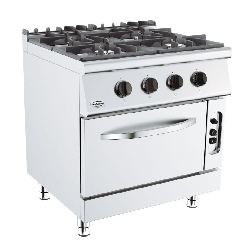 4-pits gasfornuis Met gasoven