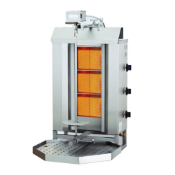 Gyros Overhead Gas Grill 3 Verwarmingszones