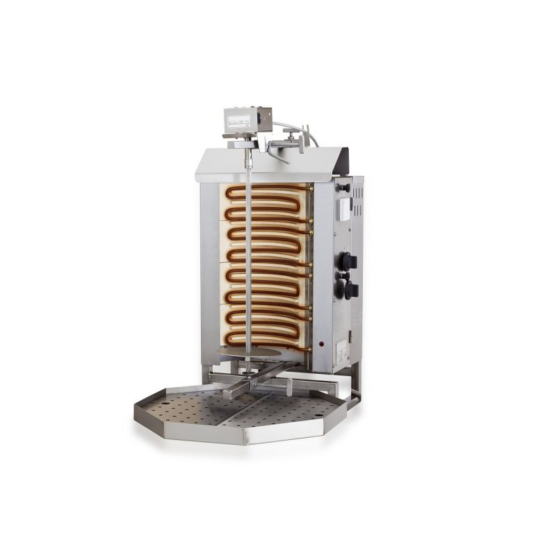 Gyros Gril Electrique Moteur Au-Dessus 4 Zones De Chauffage