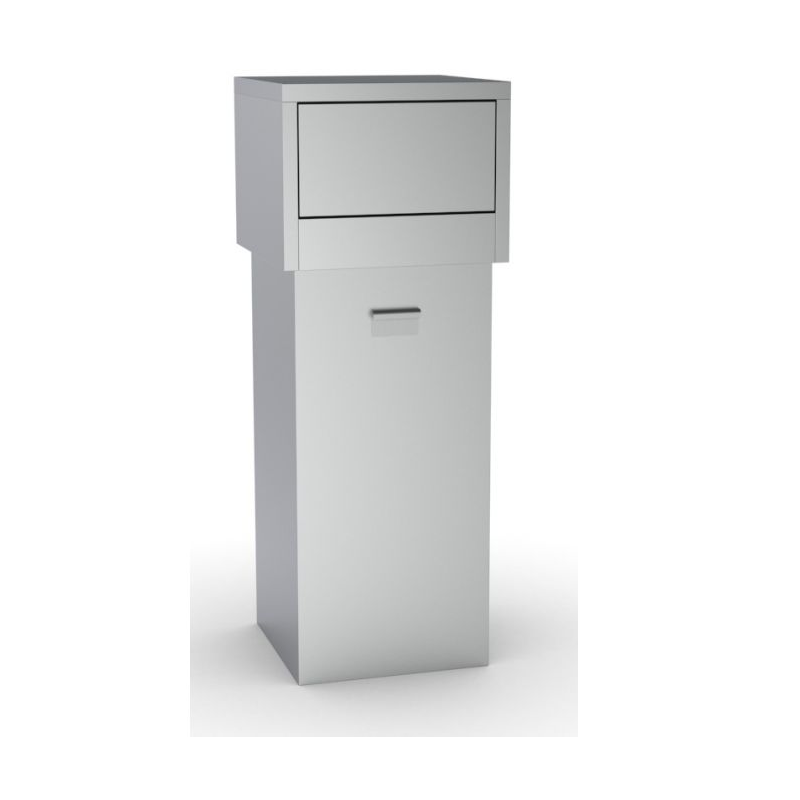 Poubelle En Acier Inox 80L