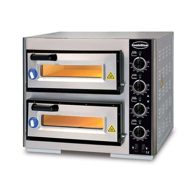 Elektrisch. Dubbele Pizza Oven 2 X 1