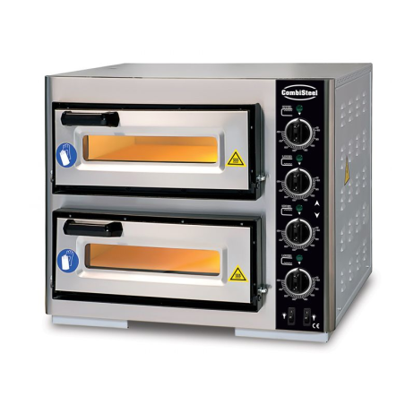Elektrisch. Dubbele Pizza Oven 2 X 1
