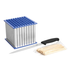 Sateh- en kebabsnijder en -inrijger - EMGA