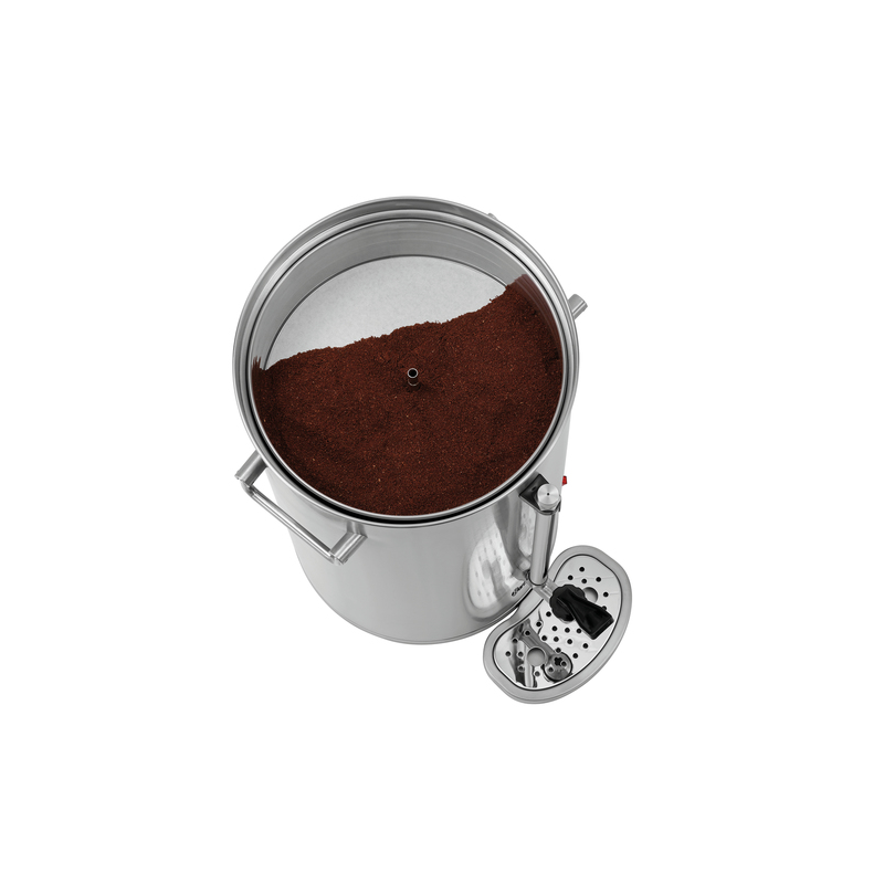 Zilveren 1300" koffiepercolator - Bartscher