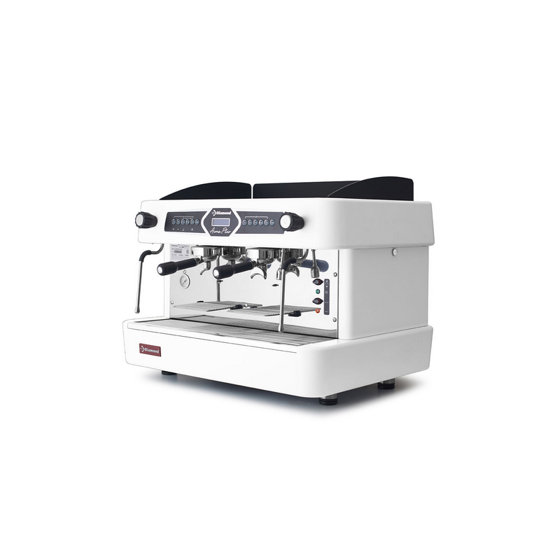 Machine &agrave; caf&eacute; expresso automatique, 2 groupes Blanc - AROMA/2EW(+DVA8) - Diamond