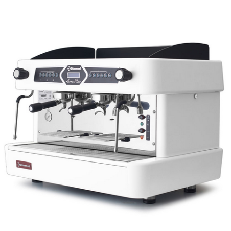 Automatische espressomachine, 2 groepen Wit - AROMA/2EW( DVA8) - Diamant
