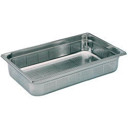 Bac Gastronorme perfor&eacute; GN1/1 Bourgeat acier inoxydable 100mm