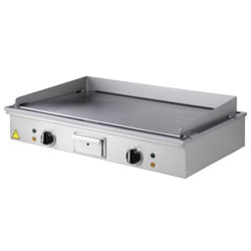 Elektrische Teppanyaki plaat, 2 zones (2x 5 kW), tafelblad - Diamond TYE-90/T-N