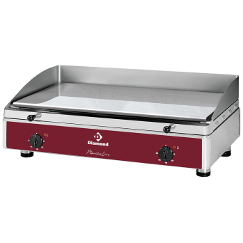 Soepele elektrische bakplaat, verchroomd - Diamond - PLANCHA/3ELCR-N