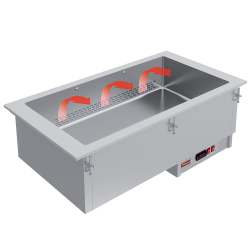 Bain-marie-element 4 GN 1/1...