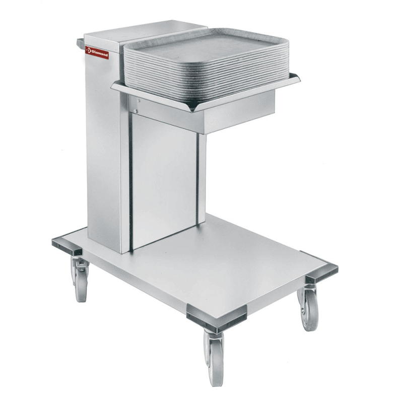 Chariot neutre &agrave; ressorts pour plateaux - Diamond - OX-MS