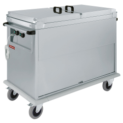 Bain marie wagen 2x GN 1/1,...
