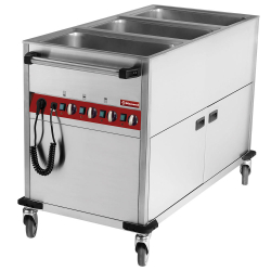 Verwarmde trolley 3 GN 1/1...