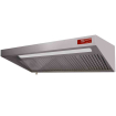 Complete afzuigkap (7/7-1500 M3/h) 120 Pa, verlichting, dimmer, 2 filters - Diamant - CSL1007-VTB