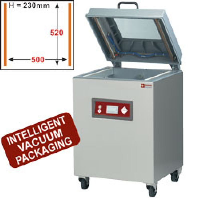 Machine sous-vide, cuve alum. 500x520xh230 mm - 63 m3/h &eacute;cran LCD - Diamond - SC-123V/IVP