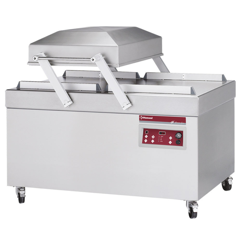 Vacu&uuml;mverpakkingsmachine, dubbele kamer 620x750xh210 mm. - Diamond - CF-175T/S