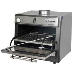 Houtskool BBQ oven, GN 1/1...
